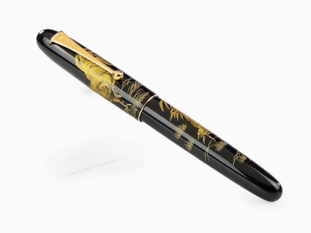 Namiki Chinkin Royal Rooster Füllfederhalter, Urushi Lack, FNKC-30M-TOK