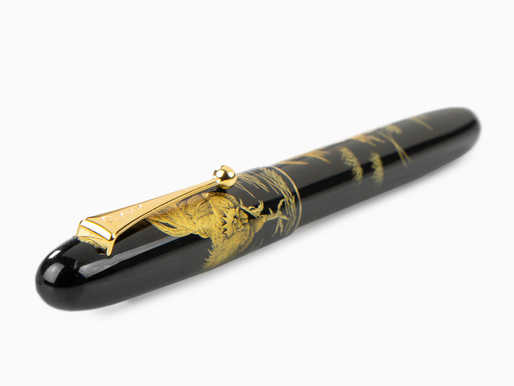 Namiki Chinkin Royal Rooster Füllfederhalter, Urushi Lack, FNKC-30M-TOK