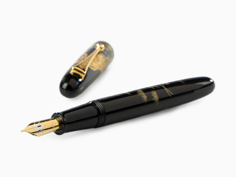 Namiki Chinkin Royal Rooster Füllfederhalter, Urushi Lack, FNKC-30M-TOK