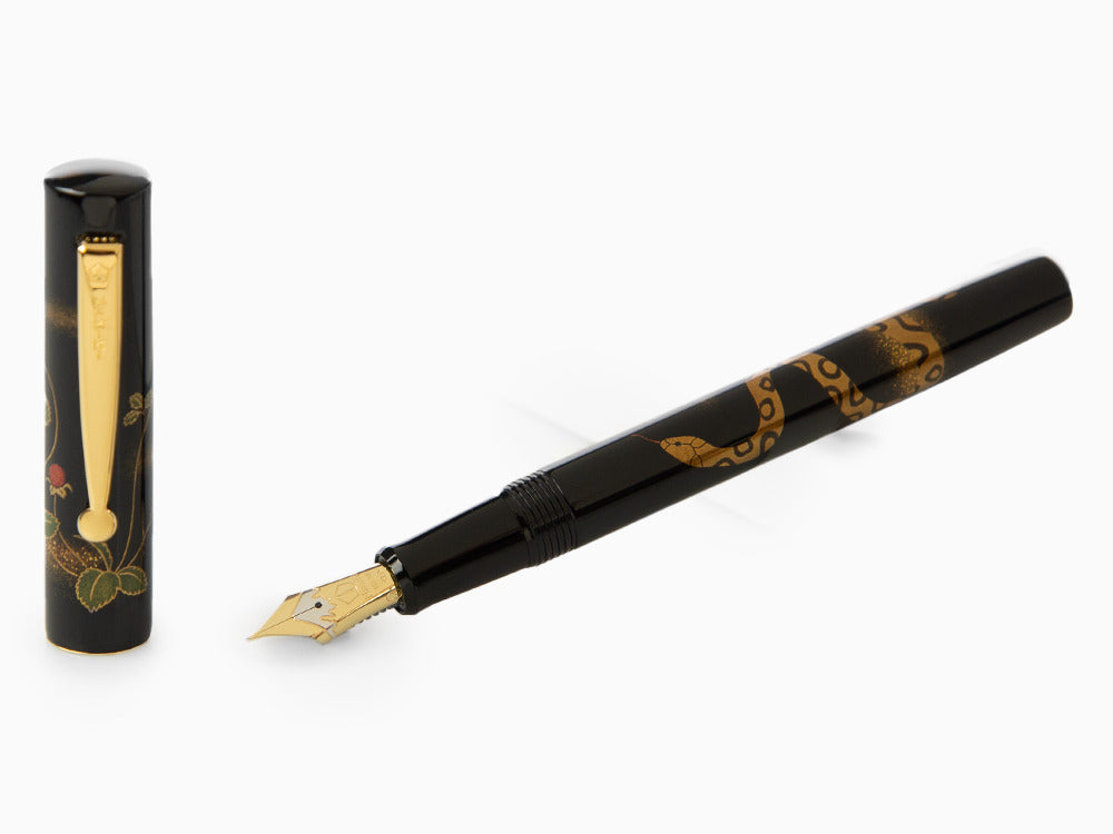 Namiki Yukari Zodiac Snake Füllfederhalter, Urushi Lack, FNV-20M-MI