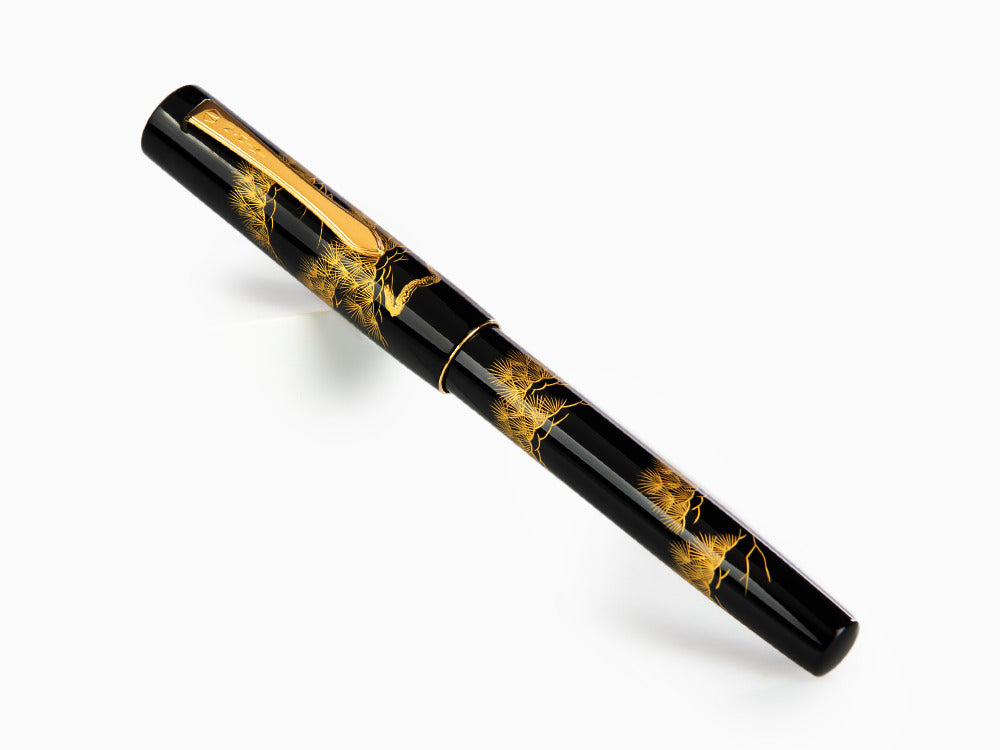 Namiki Chinkin Pine Tree Füller, Maki-e, Vergoldete Beschläge