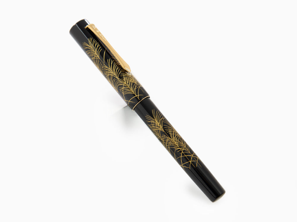 Namiki Chinkin Silver Grass (Susuki) Füller, Maki-e, FNVC-10M-SU