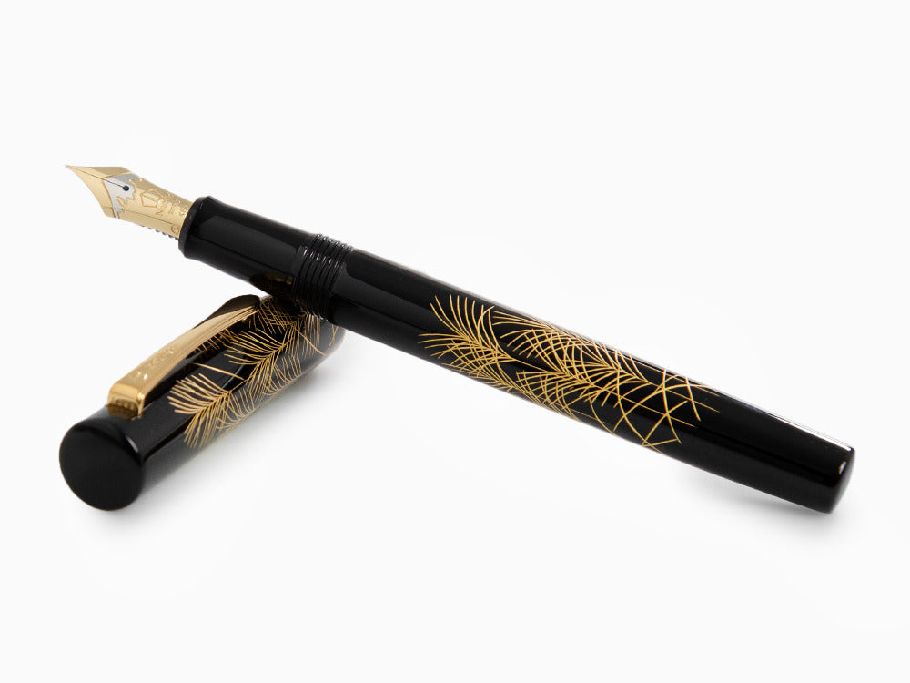 Namiki Chinkin Silver Grass (Susuki) Füller, Maki-e, FNVC-10M-SU