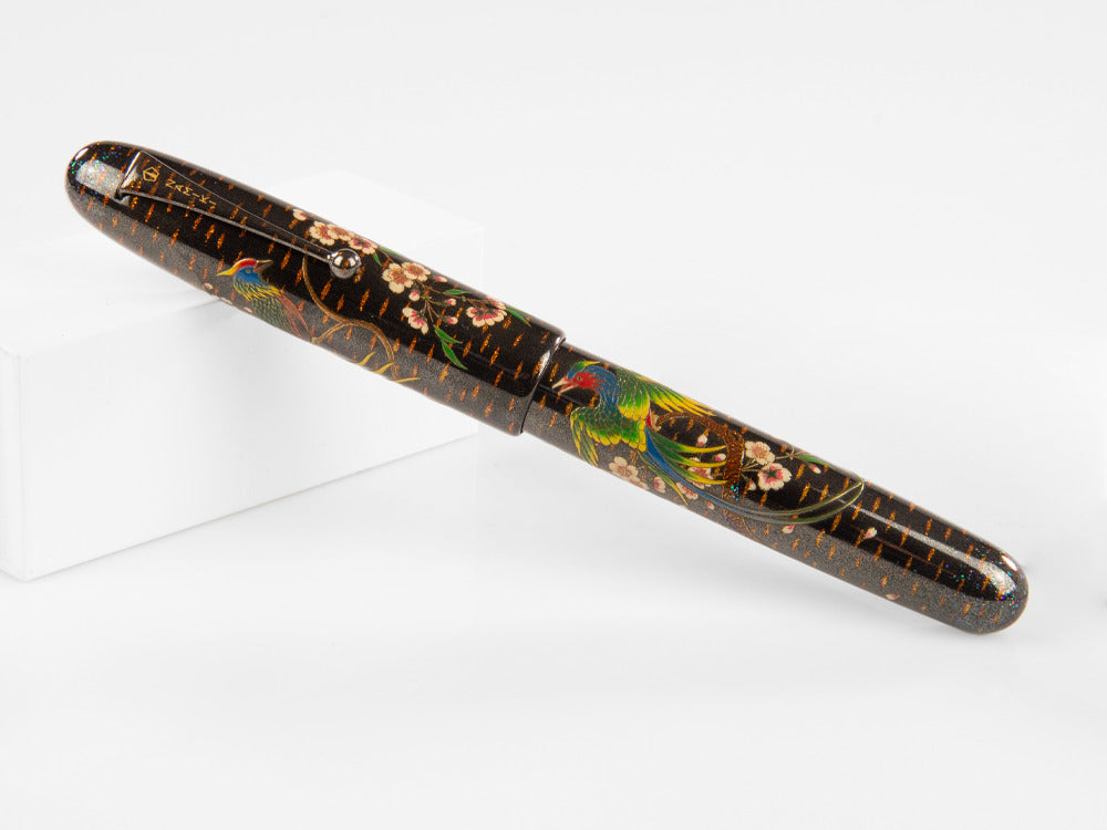 Namiki Emperor Rakucho Birds and Cherry Blossom Füllfederhalter, Maki-e