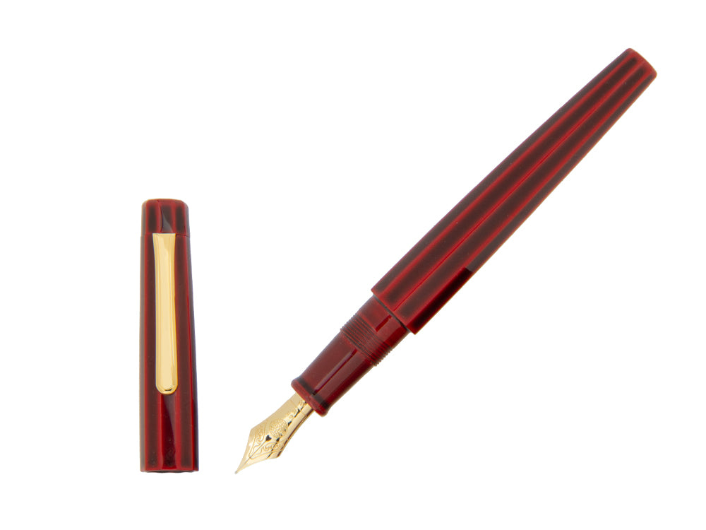 Nakaya Writer Decapod ST Füller, Aka Tamenuri, Naturkautschuk