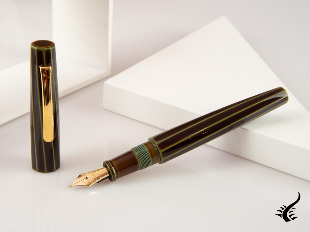 Nakaya Writer Füllfederhalter Heki-Tamenuri Portable Decapod Twist