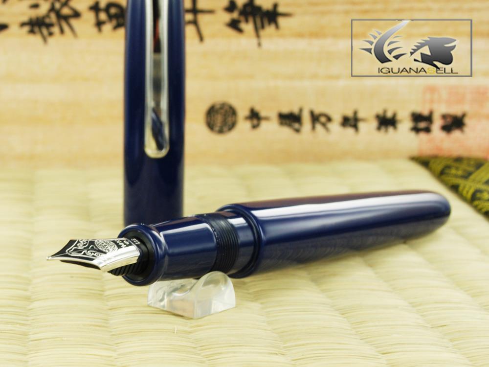 Nakaya Writer Füllfederhalter, Kikyo, Naturkautschuk und Urushi Lack