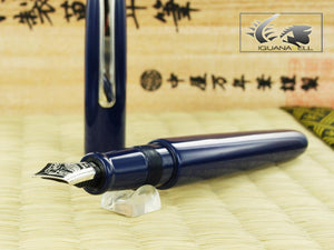 Nakaya Writer Füllfederhalter, Kikyo, Naturkautschuk und Urushi Lack