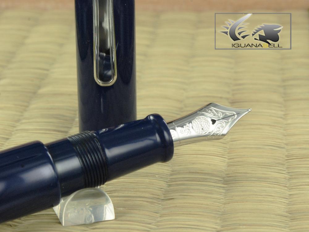 Nakaya Writer Füllfederhalter, Kikyo, Naturkautschuk und Urushi Lack