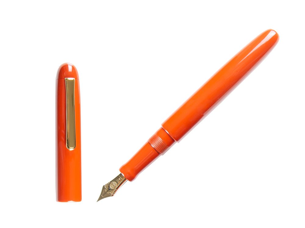 Nakaya Writer Long Füllfederhalter, Arai Shu, Ebonite