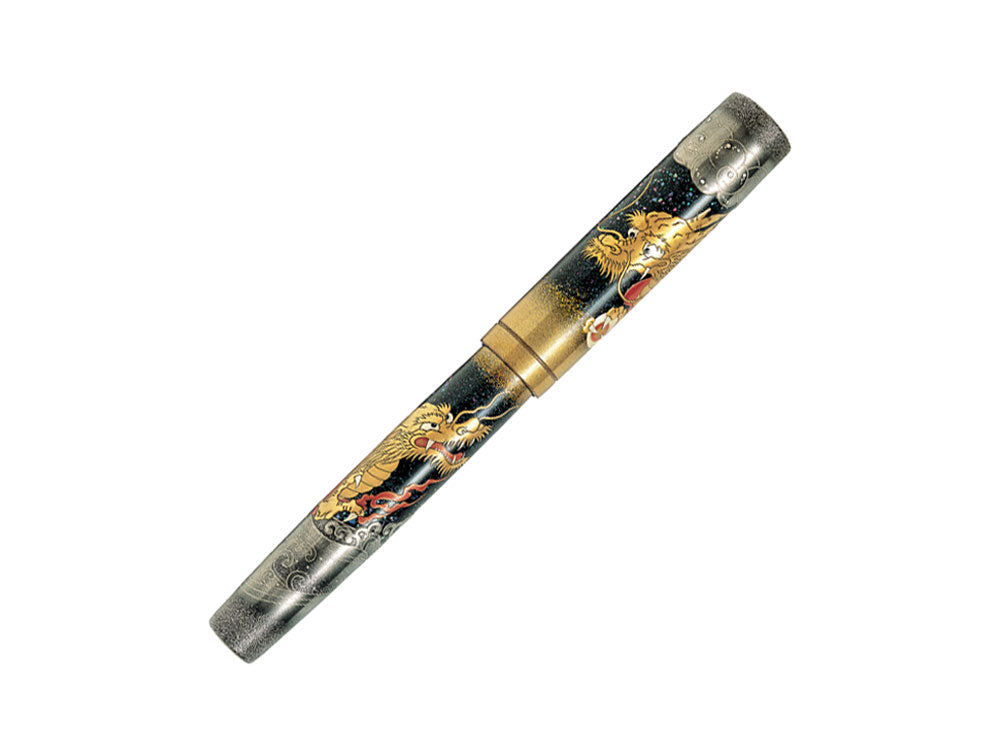 Namiki Emperor Dragon Füllfederhalter, Urushi Lack, Schwarz, FNFV-80M-R