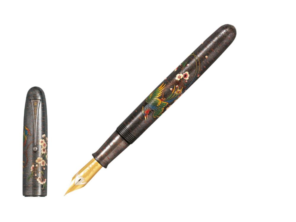 Namiki Emperor Rakucho Birds and Cherry Blossom Füllfederhalter, Maki-e