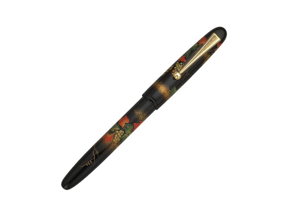 Namiki Yukari Grapevine Füllfederhalter, Urushi Lack, gold