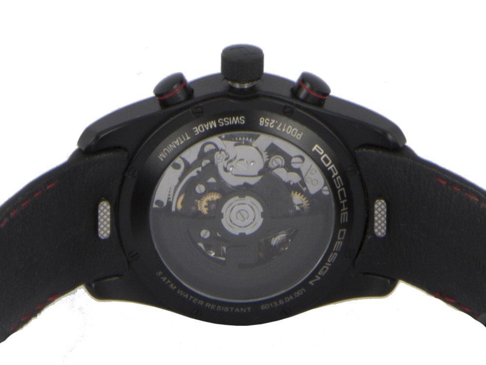Porsche Design Chronotimer Flyback Series 1 Automatik Uhr, Schwarz, 42 mm, COSC