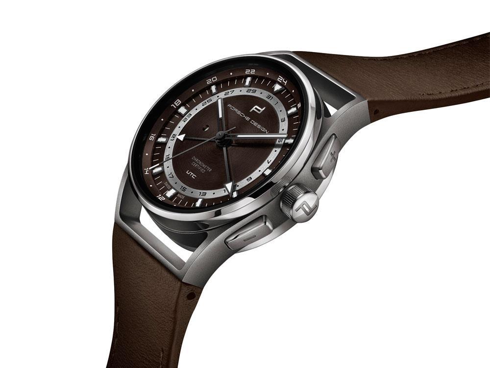 Porsche Design 1919 Globetimer UTC Automatik Uhr, Titan, 6023.4.05.003.07.2