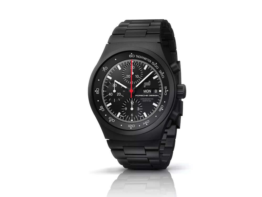 Porsche Design Chronograph 1 Automatik Uhr, Titan, 40.8 mm, Limitierte Edition