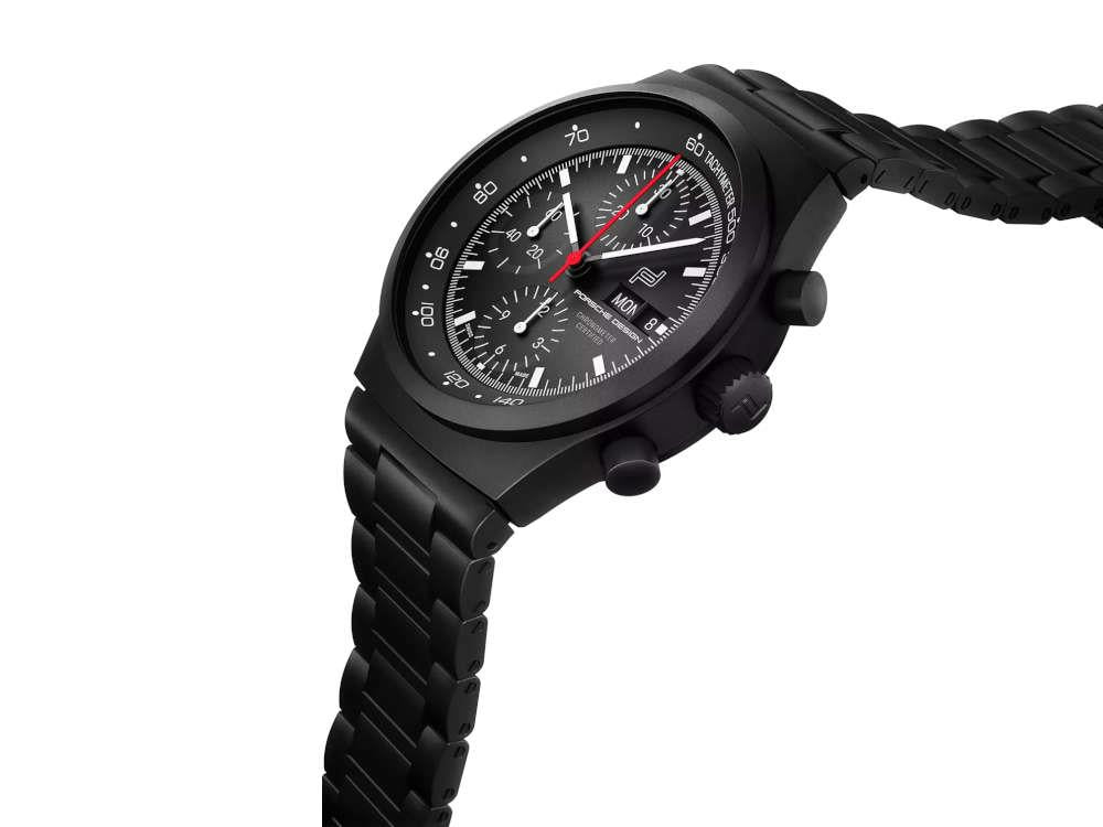 Porsche Design Chronograph 1 Automatik Uhr, Titan, 40.8 mm, Limitierte Edition