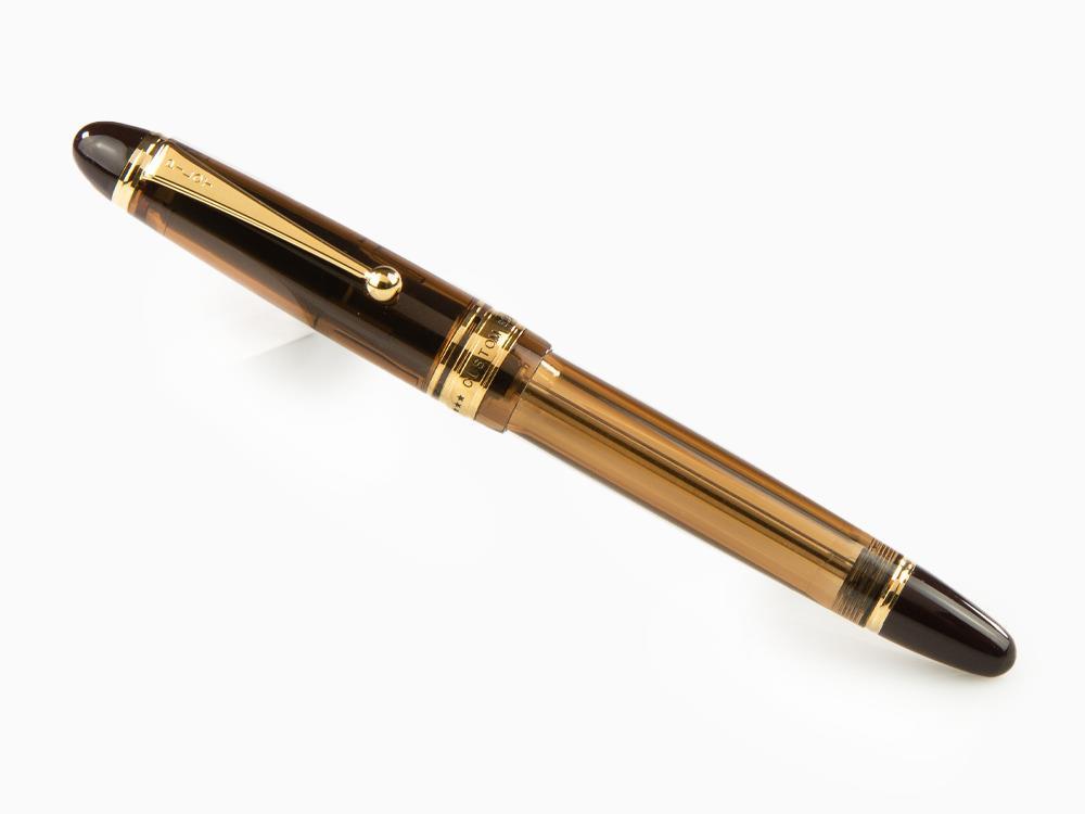 Pilot Custom 823 Bernstein Füllfederhalter, Edelharz, Vergoldete, 60556