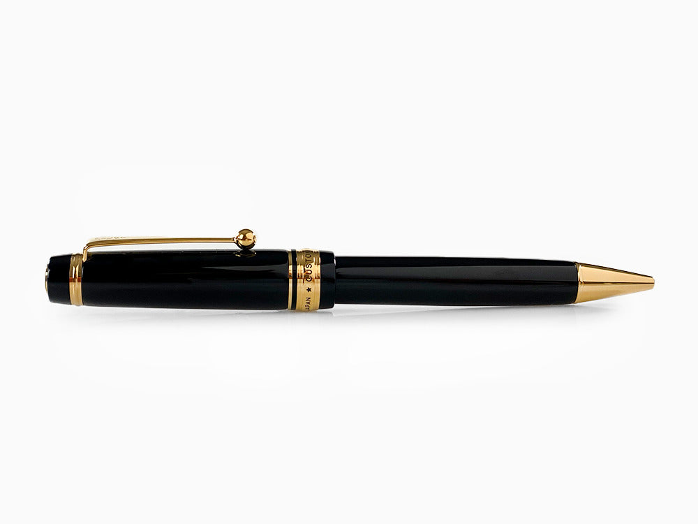 Pilot Custom Urushi Kugelschreiber, Ebonite, Vergoldet, Schwarz, BKV-45R-B