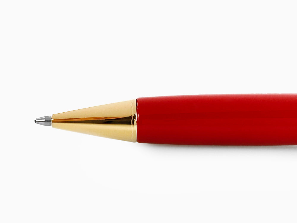 Pilot Custom Urushi Kugelschreiber, Ebonite, Vergoldet, Rot, BKV-45R-R