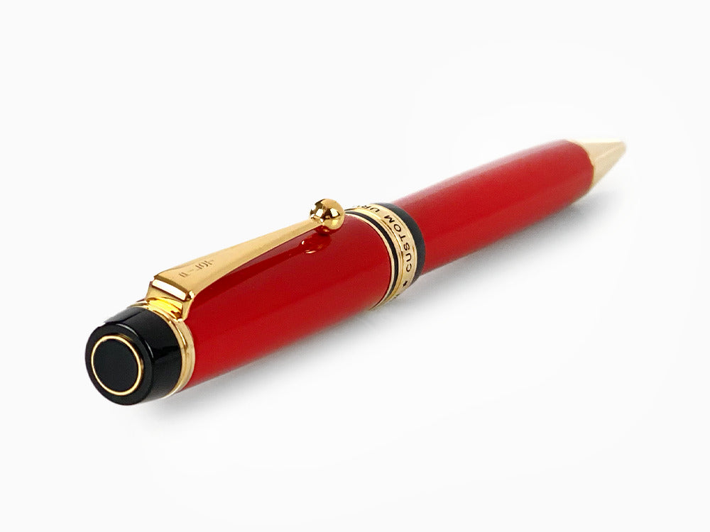 Pilot Custom Urushi Kugelschreiber, Ebonite, Vergoldet, Rot, BKV-45R-R