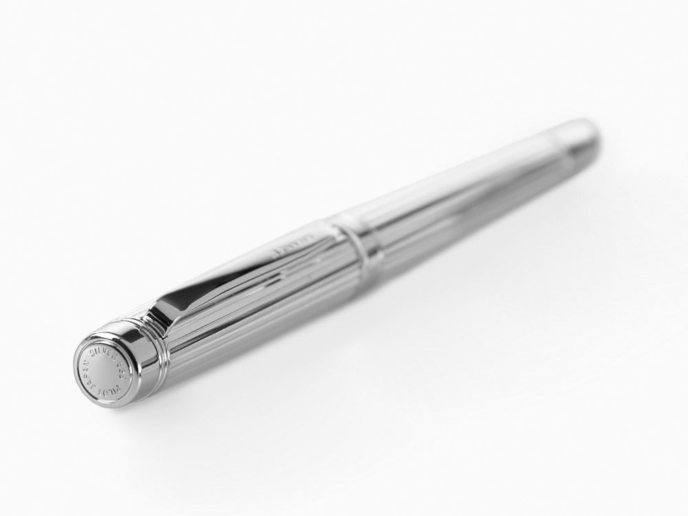 Pilot Grance Stripe Füllfederhalter, Rhodium, Silber, FGNZ-35SS-GS