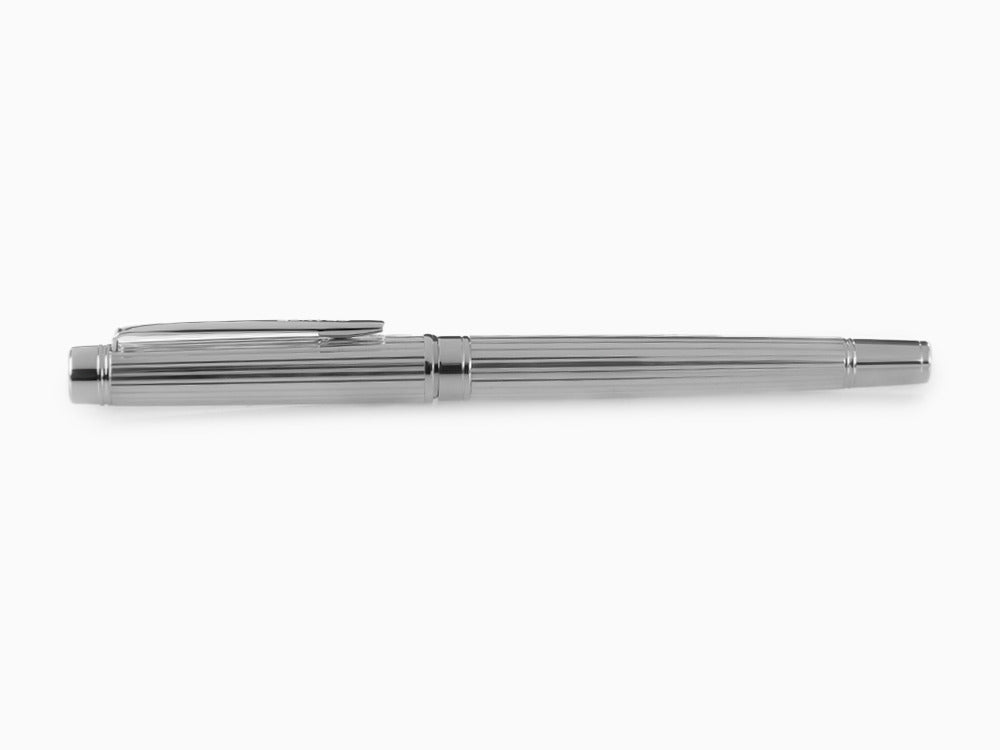 Pilot Grance Stripe Füllfederhalter, Rhodium, Silber, FGNZ-35SS-GS