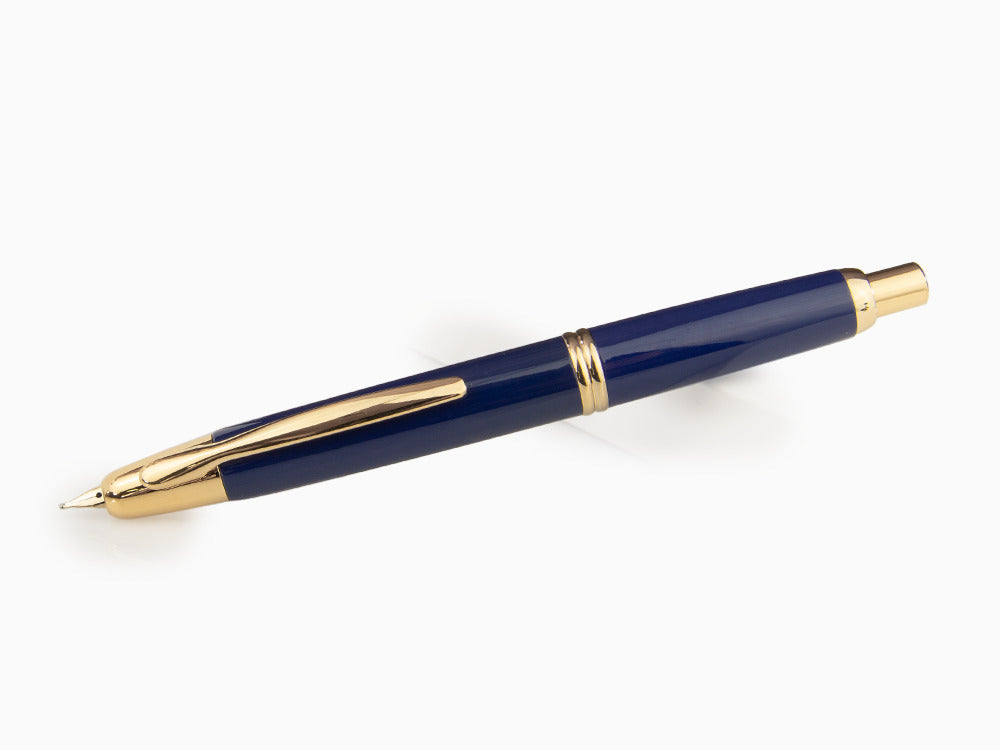 Pilot Füllfederhalter Capless, Lack, Blau, Gold, FK-1500-AU-BLUE