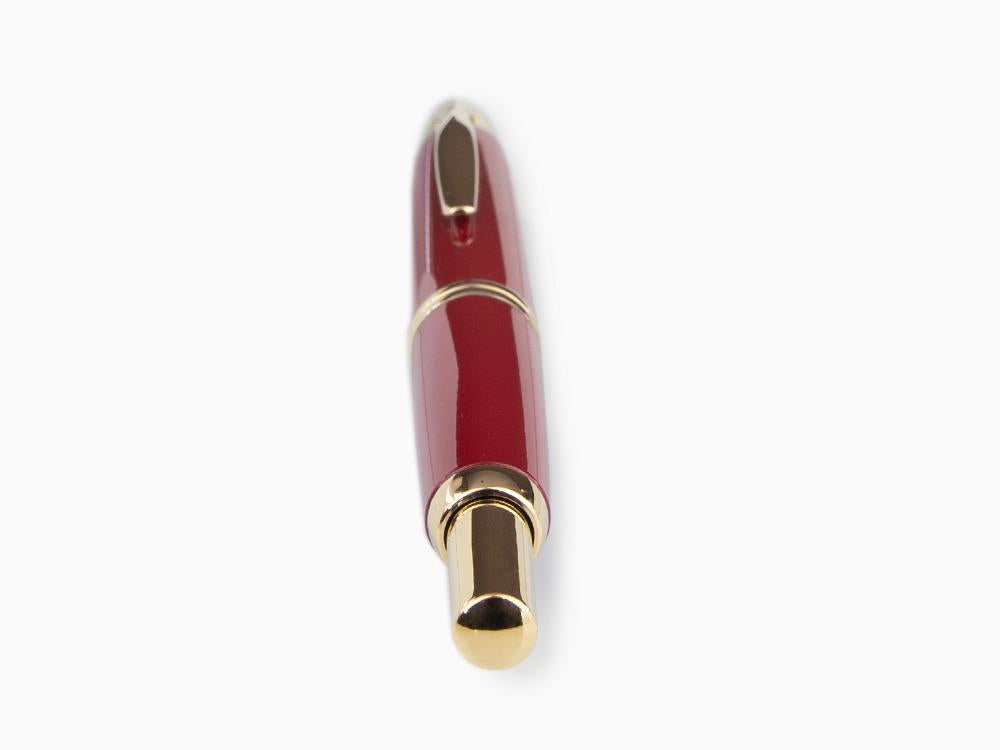 Pilot Füllfederhalter Retractable, Rot, Gold, "Capless"