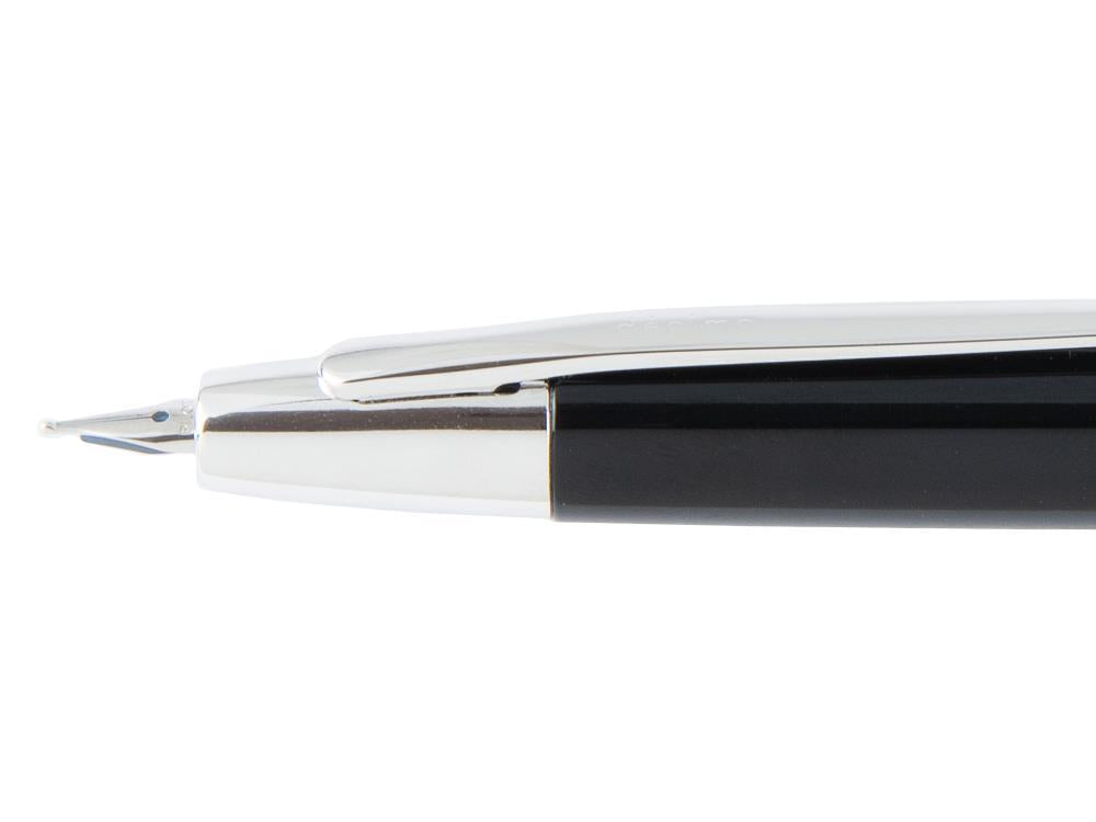 Pilot Capless Decimo Füllfederhalter, Lack, Schwarz, FK-1500D-RH-BLACK