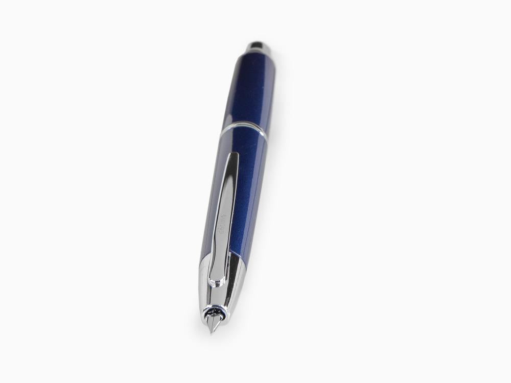 Pilot Capless Decimo Füller, Lack, Verchromte, Blau, FK-1500D-RH-BLUE