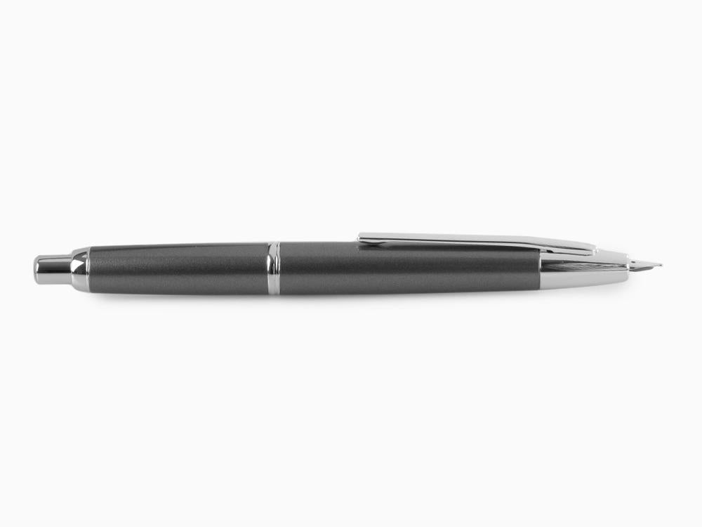 Pilot Capless Decimo Füller, Verchromte Akzente, Grau, FK-1500D-RH-GREY