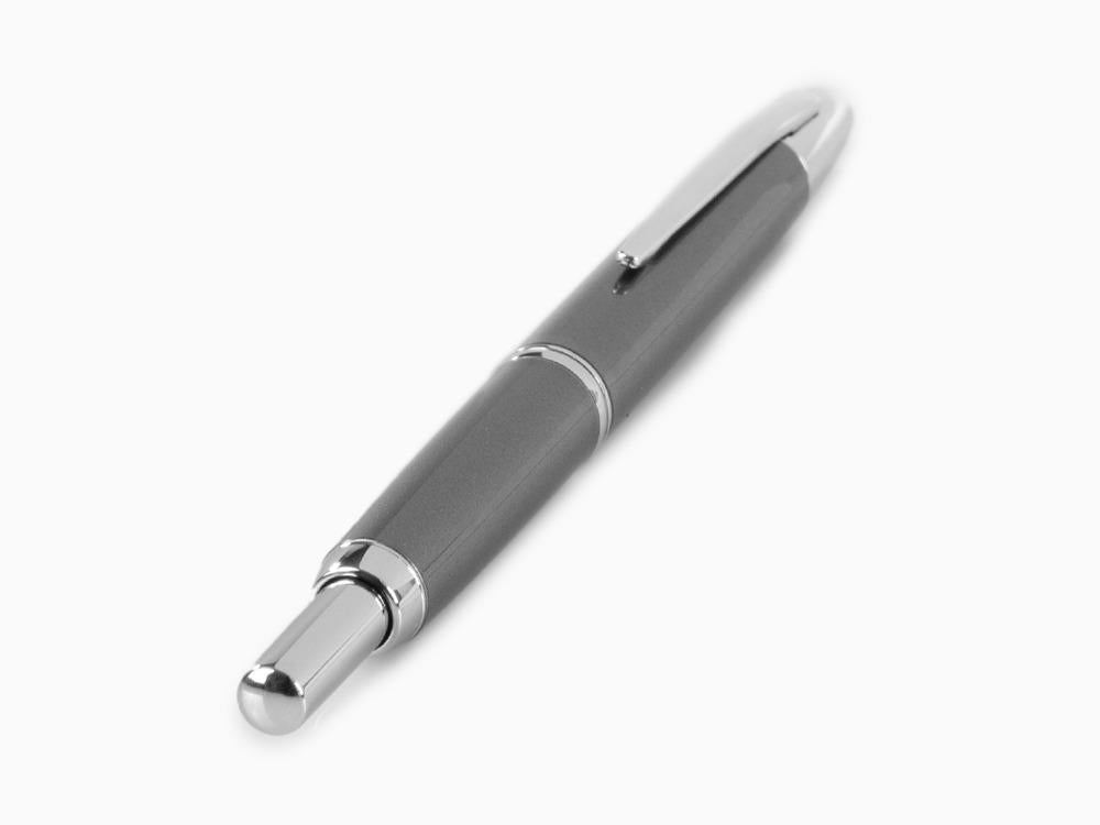 Pilot Capless Decimo Füller, Verchromte Akzente, Grau, FK-1500D-RH-GREY
