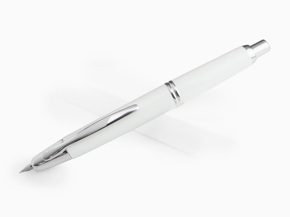 Pilot Capless Decimo Füllfederhalter, Lack, Weiss, FK-1500D-RH-WHITE