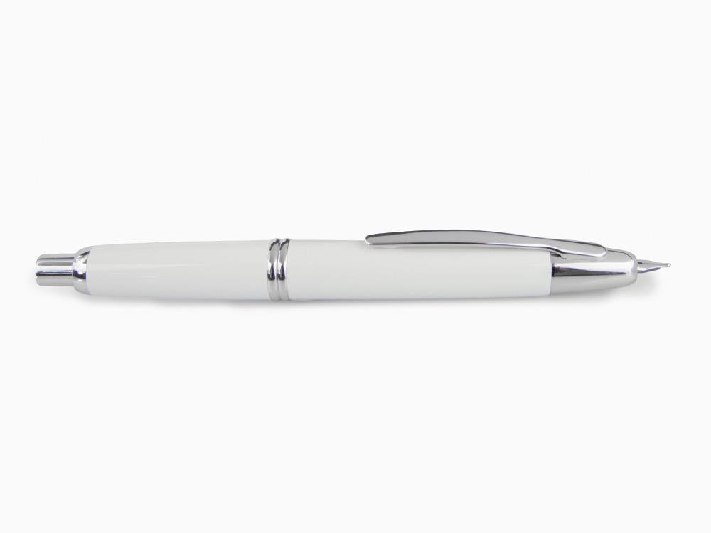 Pilot Capless Decimo Füllfederhalter, Lack, Weiss, FK-1500D-RH-WHITE