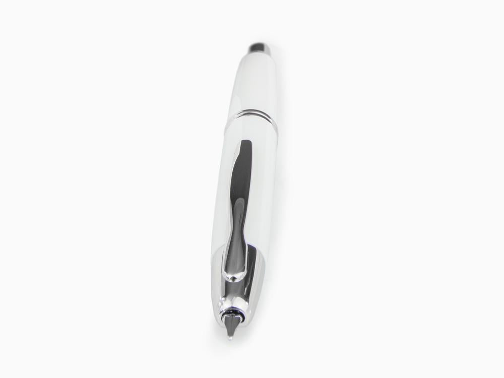 Pilot Capless Decimo Füllfederhalter, Lack, Weiss, FK-1500D-RH-WHITE