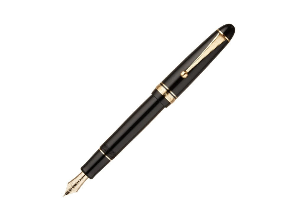 Pilot Custom 742 Füllfederhalter, Vergoldet, Schwarz, FKK-2000RB