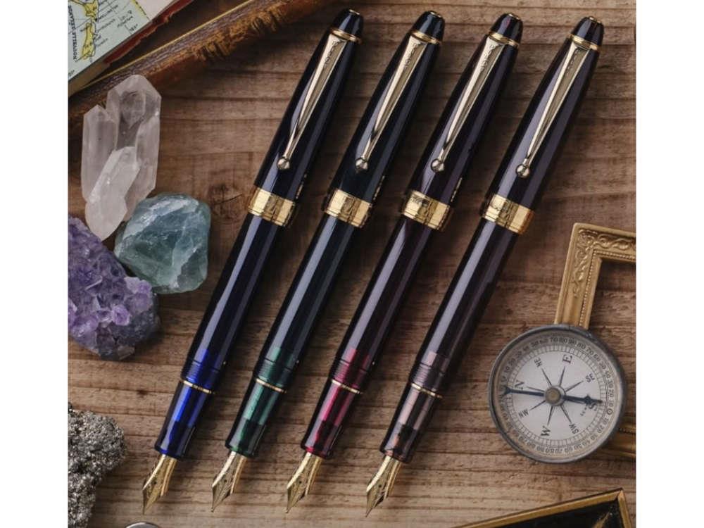 Pilot Custom NS Ruby Red Füllfederhalter, Vergoldet, FKNS-1-R