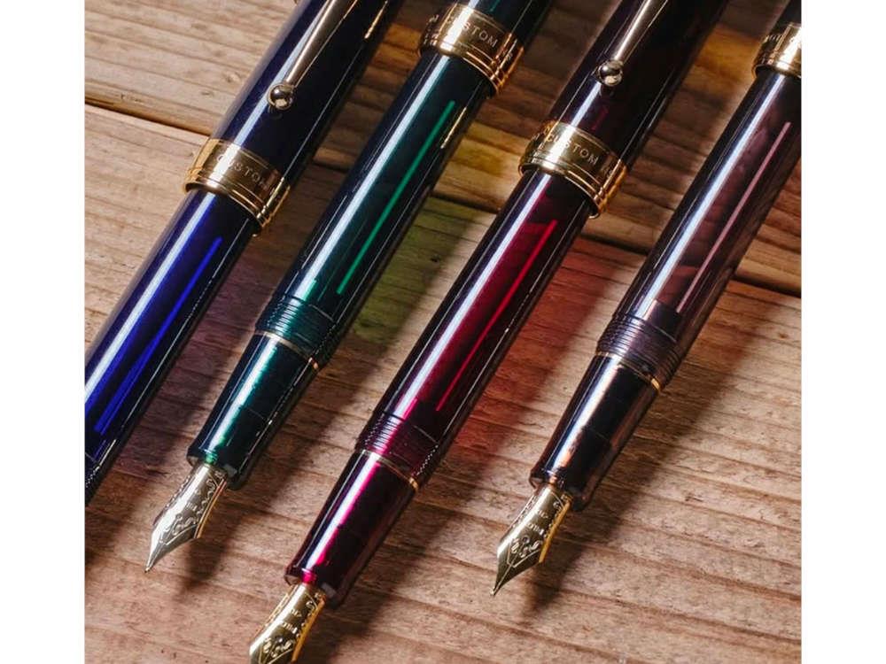 Pilot Custom NS Ruby Red Füllfederhalter, Vergoldet, FKNS-1-R