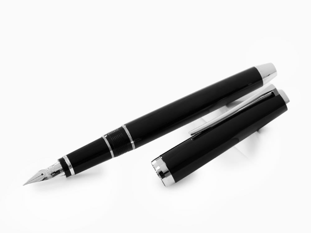 Pilot Falcon Füllfederhalter, Schwarz, Flexible Feder, Falcon-Black