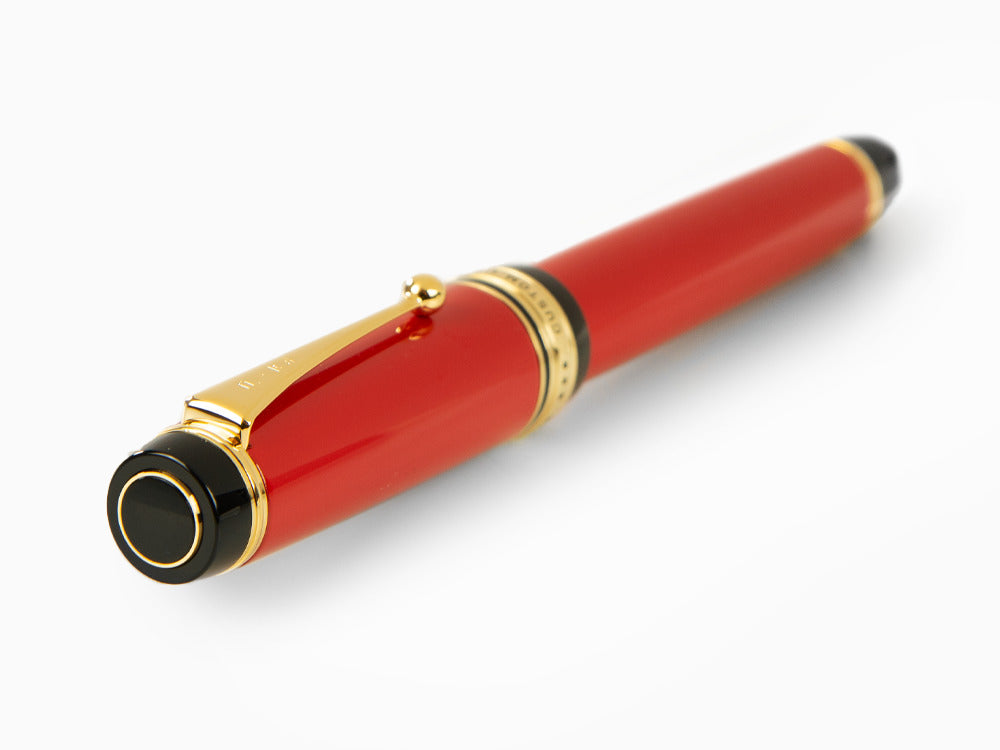 Pilot Custom Urushi Füllfederhalter, Ebonite, Vergoldete, Rot, NPUR
