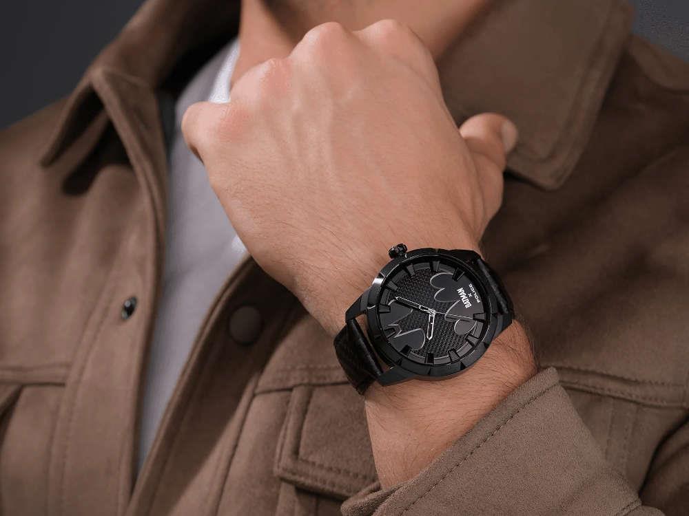 Police Batman The Bat Quartz Uhr, 45 mm, Schwarz, PEWGA0075502