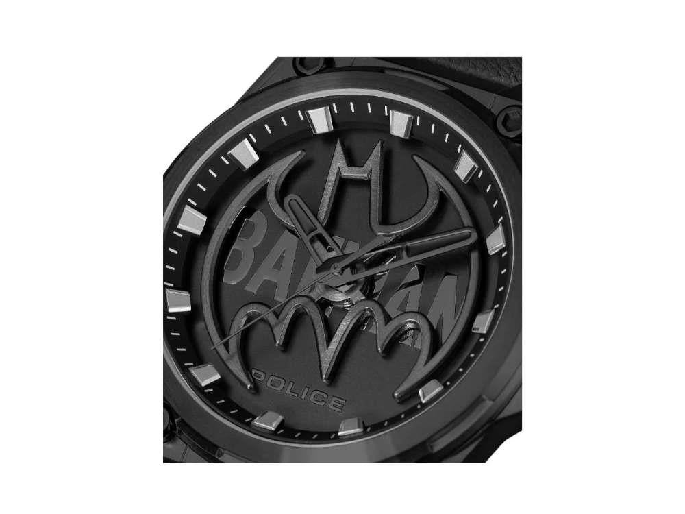 Police Batwing Quartz Uhr, 45 mm, Schwarz, Sonderausgabe, PEWGA0090005-SET