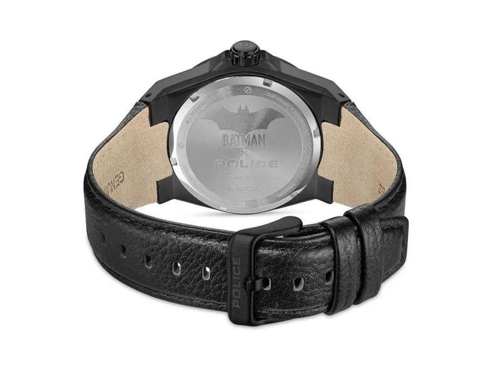 Police Batwing Quartz Uhr, 45 mm, Schwarz, Sonderausgabe, PEWGA0090005-SET