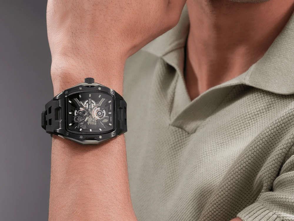 Police Batman Gotham Quartz Uhr, Schwarz, Limitierte Edition, PEWGM0075301