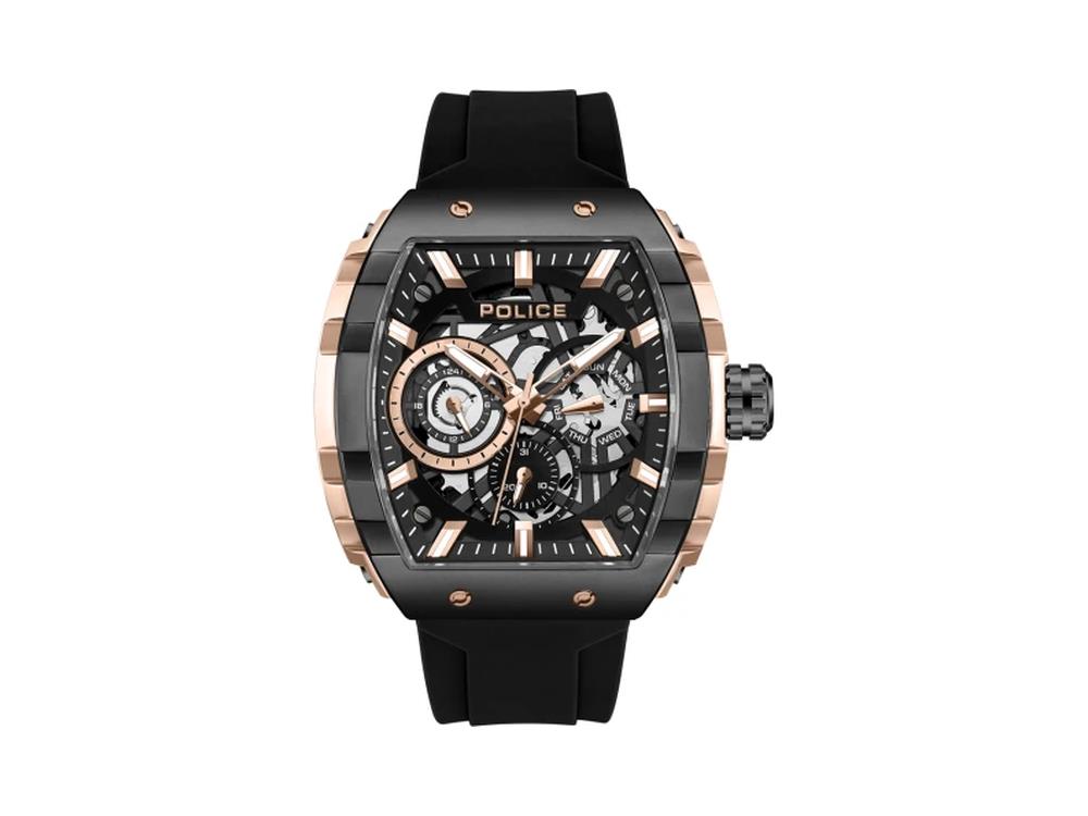 Police Flash Quartz Uhr, 48 mm, Schwarz, PEWGQ0063006