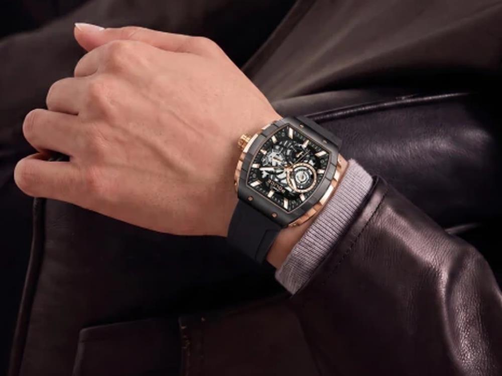 Police Flash Quartz Uhr, 48 mm, Schwarz, PEWGQ0063006