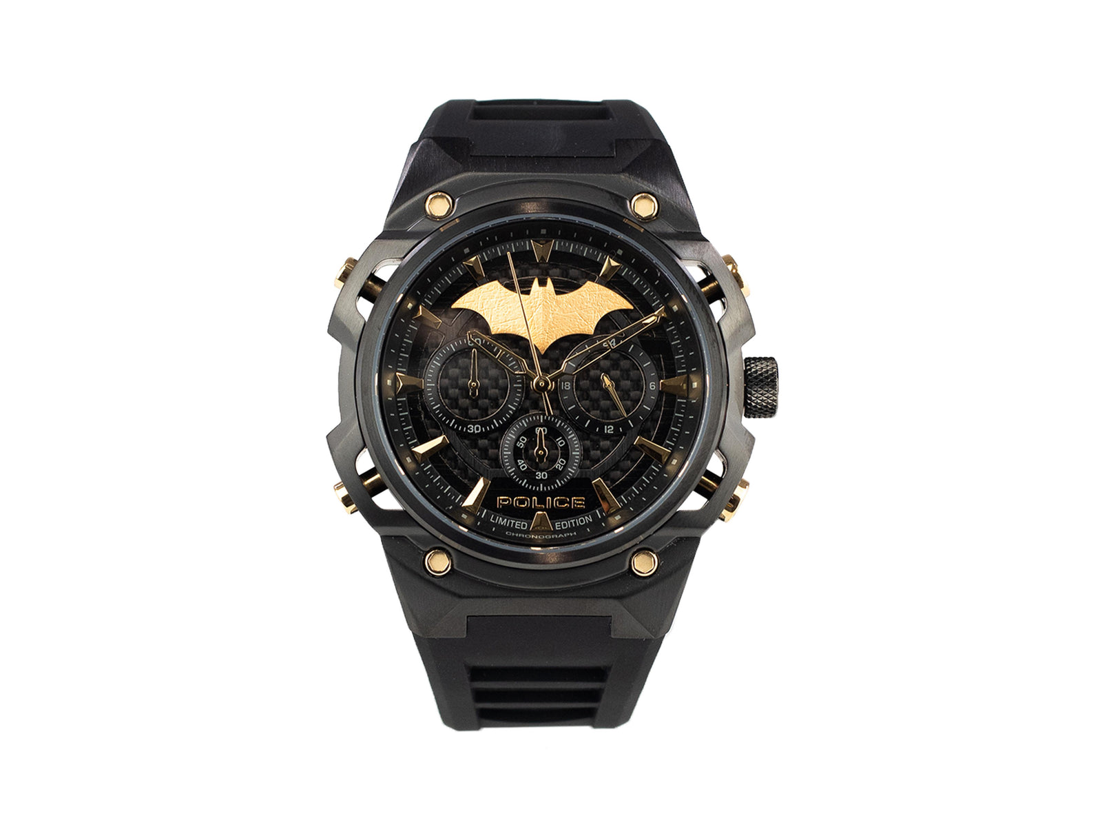 Set Police Crusader Quartz Uhr und Batarang Armband Limitierte Ed. PEWGQ0089902