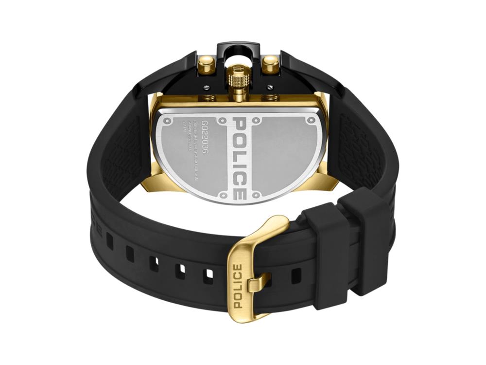 Police Daintree Quartz Uhr, 48 mm, Golden, PEWGQ2203606