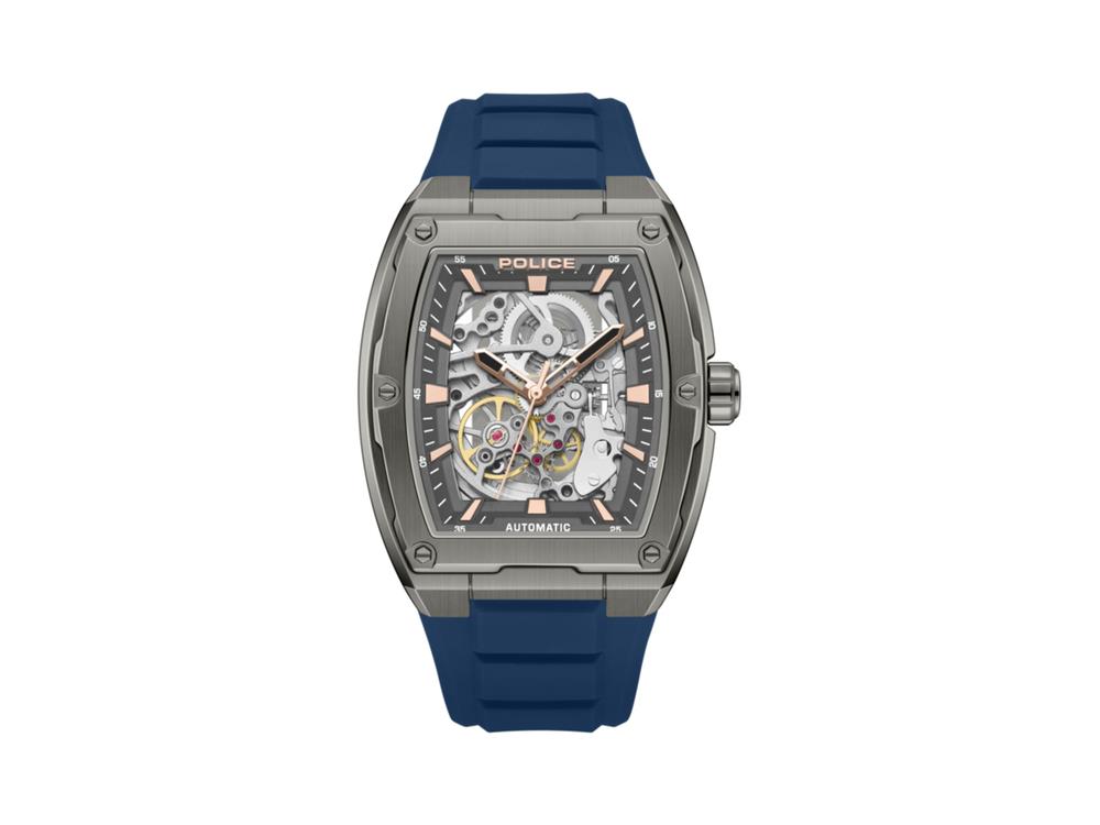 Police Skeletor Automatik Uhr, 42 mm, Grau, PEWGR0000902